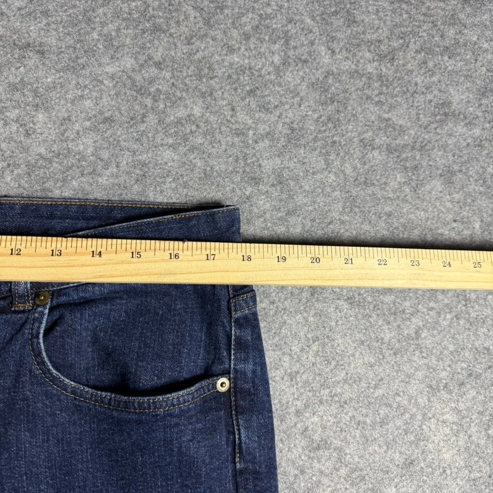 Lauren Ralph Lauren Classic Straight Dark‎ Wash Raw Hem Denim Shorts Mens 36